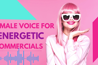 create a commercial voice over