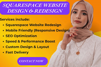 redesign or build squarespace website, ecommerce squarespace website squarespace