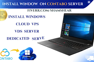 install windows on contabo server
