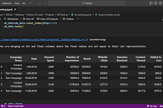 python data analysis, cleaning, visualization, ml on jupyter