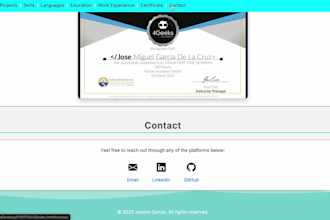 do your personal portfolio