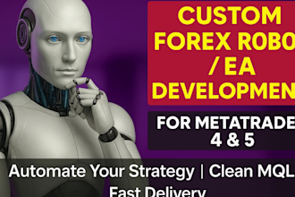 develop a profitable forex ea or robot for metatrader 4,5