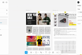 redesign app web landing page, figma prototype, admin panel, wireframe ux