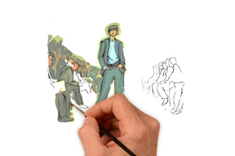 do a speed drawing animation video of your logo or any image