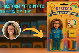 turn your photo into a personalized action figure toy