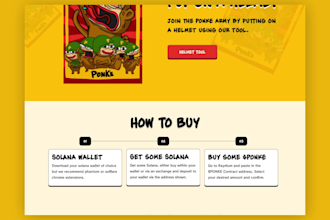 do solana presale website crypto website ico website smart contract dapp bridge