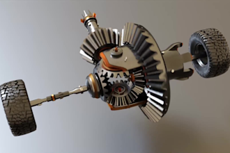 3d product assembly animation,3d industrial mechanical animation,vfx animation