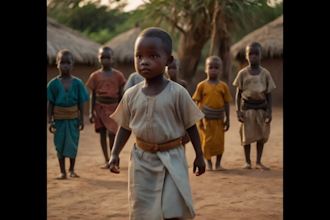 create astonishing ai generated african folktales story video