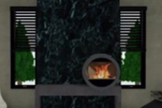 design the fireplace through 3d visualization