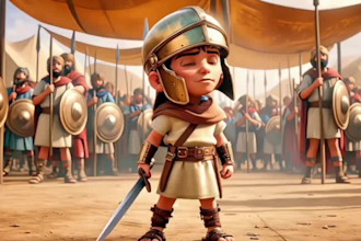 create a captivating bible story using ai bible story