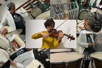 record real timpani, drums,vibes, I will  shine your song