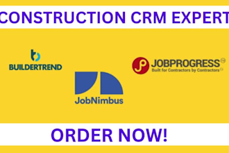 setup, fix and automate your jobnimbus, buildertrend or jobprogress