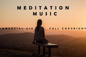 compose ambient music for meditation and sleep for commercial use