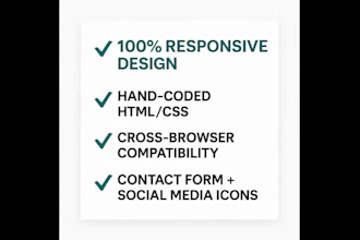 create a modern and responsive landing page using HTML5 and css3