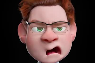do any 3d character, product, rig and animation