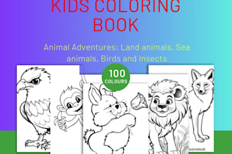 create ready to publish KDP journals, drawing, coloring book
