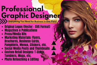 provide graphic design services for you