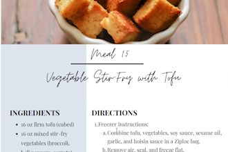 create an instant pot frozen meal prep plan with recipes and grocery list