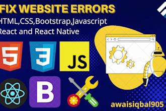 debug your HTML, CSS, javascript code