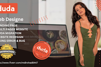 build you a website using the duda 2 0 website builder