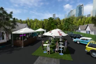 create 3d event layout and realistic  render