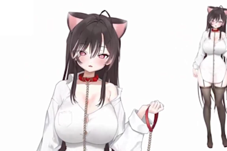 design live 2d vtuber anime model 2d vtuber rigging png tuber avatar vtube