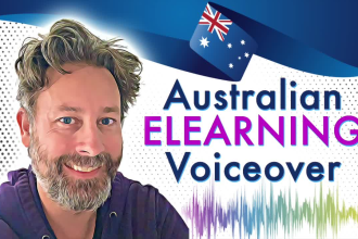 deliver an australian elearning voice over