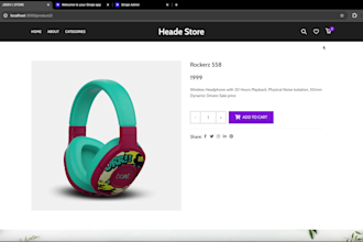 create ecommerce web app