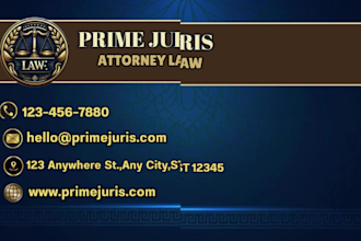 design professional advocate, lawyer or law firm business card