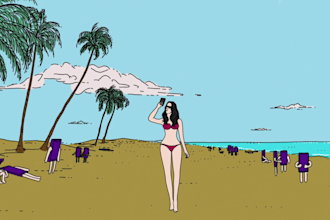 create an amazing animated music video 2d for you