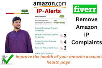 reinstate amazon product listing and remove intellectual property violation