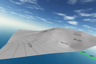 do topographical maps and plans, 3d models