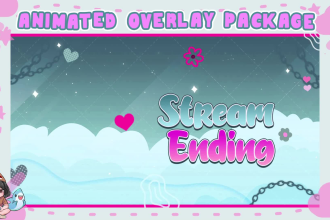 design overlay package for your twitch, youtube