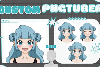 do a pngtuber in anime style