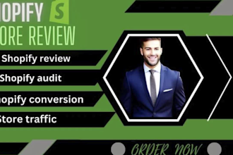 audit, review and optimize your shopify dropshipping store for conversions