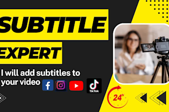 add subtitles to instagram reel, tiktok, youtube shorts in english