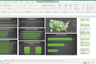 develop interactive dashboards in excel