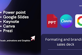 design company profile, pitch deck, and presentation creatively in 24 hours