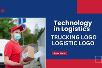 logistic, trucking, dispatch, transport broker freight cargo logo design website