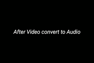 do video convert to audio within 30 minutes