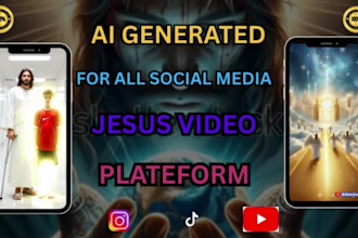 create ai generated jesus video with powerful and spiritual video for you