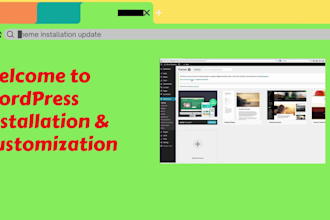 wordpress install, demo import, customize theme plugin hosting SSL setup