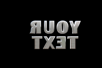 create stunning 3d text animation from any word or phrase
