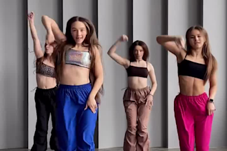 do amazing group dance, choreography, tiktok dance with a perfect dancing steps