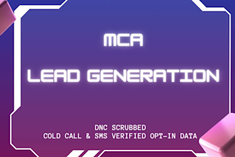 do lead generation for mca
