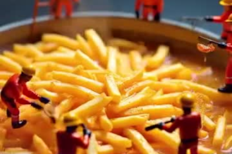 create a miniature feast video ai food photography ai food video for your brand