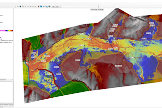 develop of 2d hydraulic models for flood management