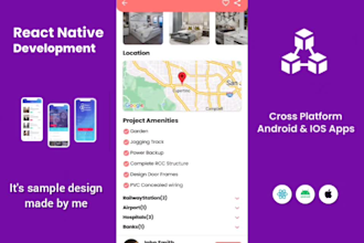 develop android and ios apps using react native