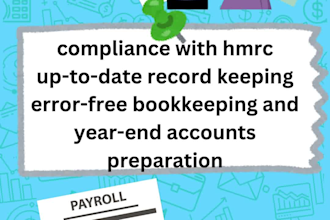 do UK bookkeeping, vat submission and hmrc compliance