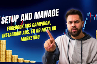 setup and manage facebook ads campaign, instagram ads, fb or meta ad marketing
